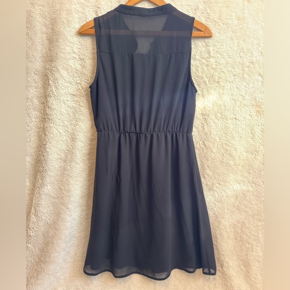 Stitch fix paper moon black sheer lined dress -Small - Picture 7 of 7